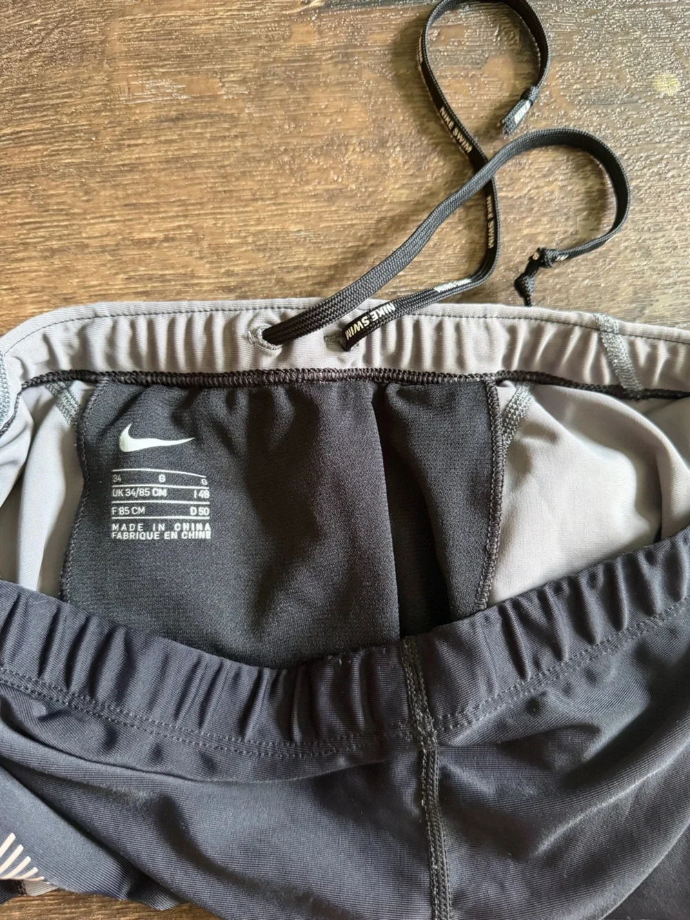 Nike Dri-FIT Running Shorts — Gray/Black/Volt